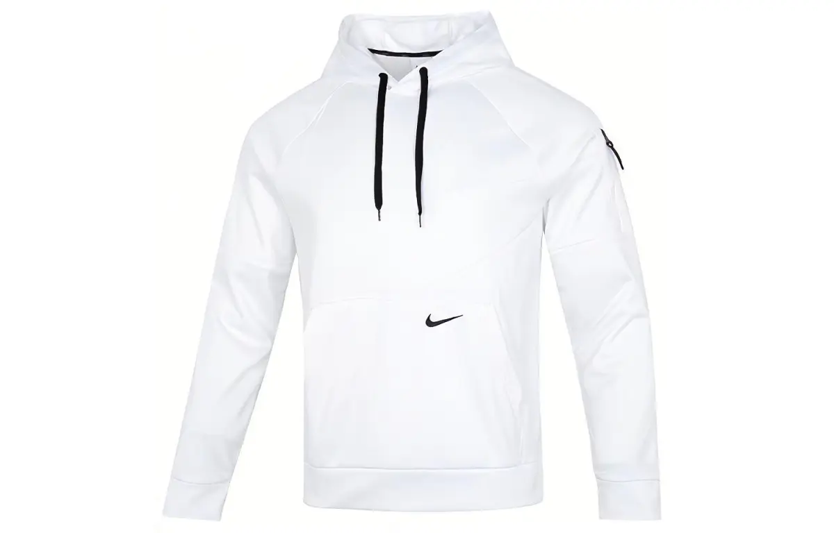 Nike Sweatshirts Men's White Hooded Moderate Regular