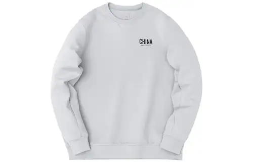 ANTA Sweatshirts Men's Gray Crew Neck Moderate Regular