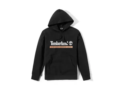 Timberland Sweatshirts Men's Black Hooded Moderate Other