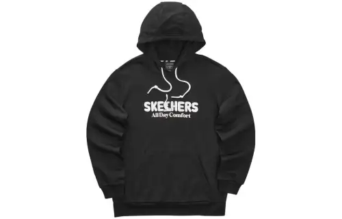 Skechers Sweatshirts Unisex Carbon Black/0018 Hooded Moderate Regular