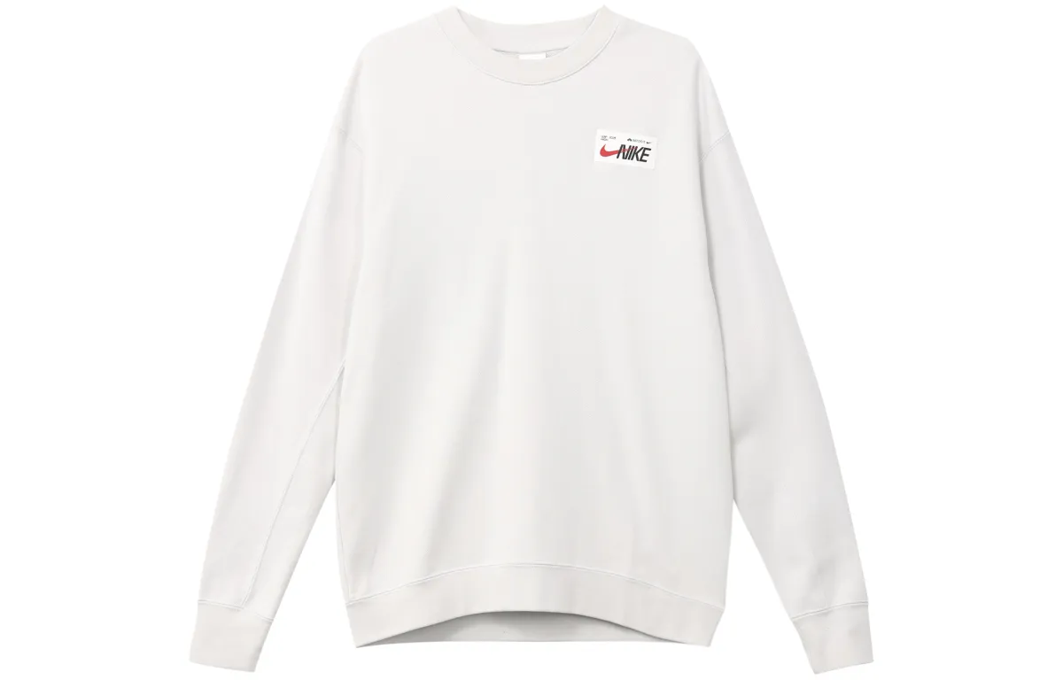Nike Chinese New Year Sweatshirts Men's Gray Crew Neck Moderate Straight Fit