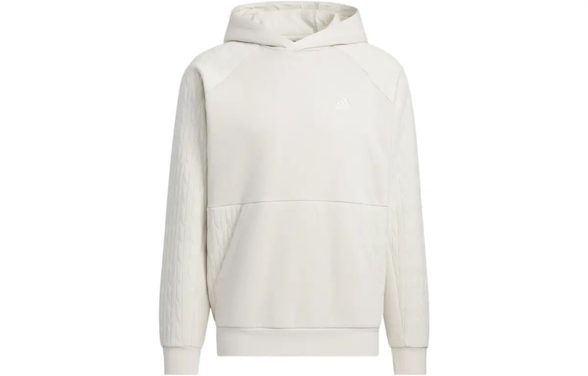 Adidas Sweatshirts Men's White Hooded Moderate Regular