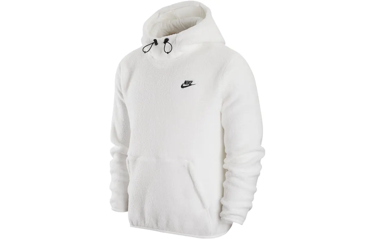 Nike Sweatshirts Men's White Hooded Moderate Regular