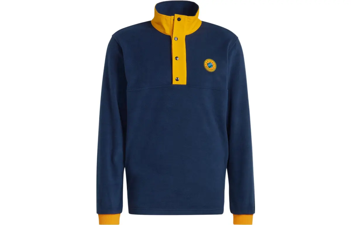 Adidas Originals Sweatshirts Men's Blue Stand Collar Moderate Regular