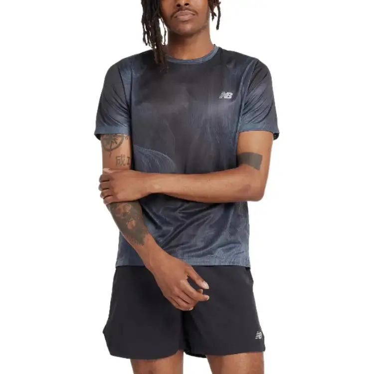 New Balance T Shirt Men's Asphalt Rubble