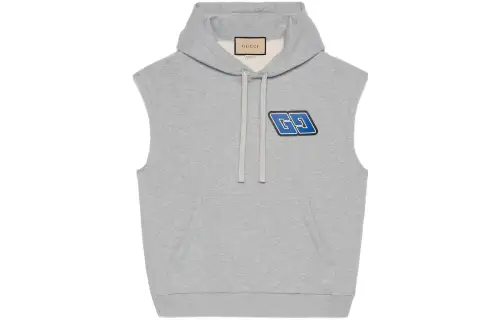 GUCCI Sweatshirts Men's Gray Hooded Moderate Other