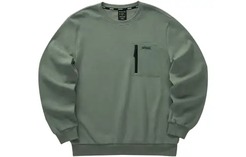 Skechers Stroll Sweatshirts Men's Agave Green/035Z Crew Neck Moderate Regular