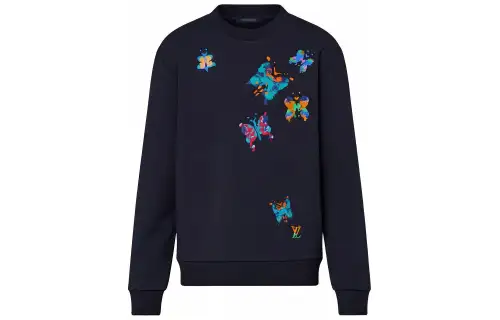 LOUIS VUITTON Lv Butterflies Crewneck Sweatshirt