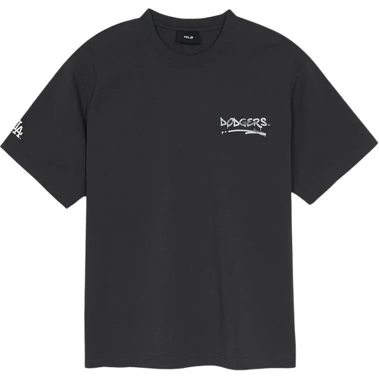 MLB T-Shirts Men's Black Crew Neck