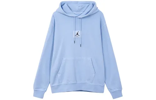 Jordan Sweatshirts Men's Blue Hooded Moderate Regular