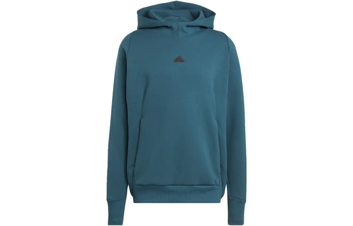 Adidas Z.N.E Sweatshirts Men's Arctic Ocean Blue Hooded Moderate Regular