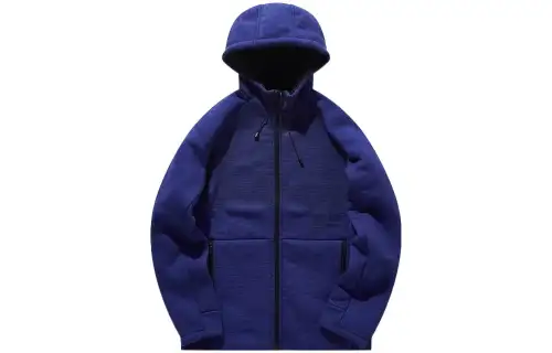 ANTA Sweatshirts Men's Blue Hooded Thickened Cardigan
