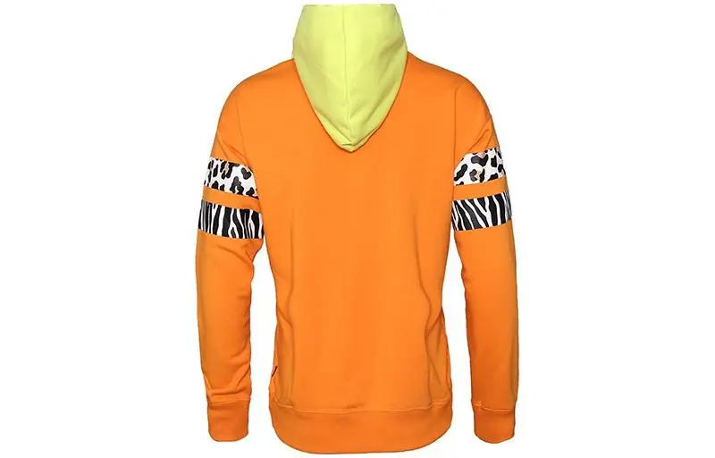 Converse Sweatshirts Men's Orange Hooded Moderate Regular