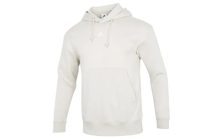 Adidas Sweatshirts Men's White Hooded Thickened Regular