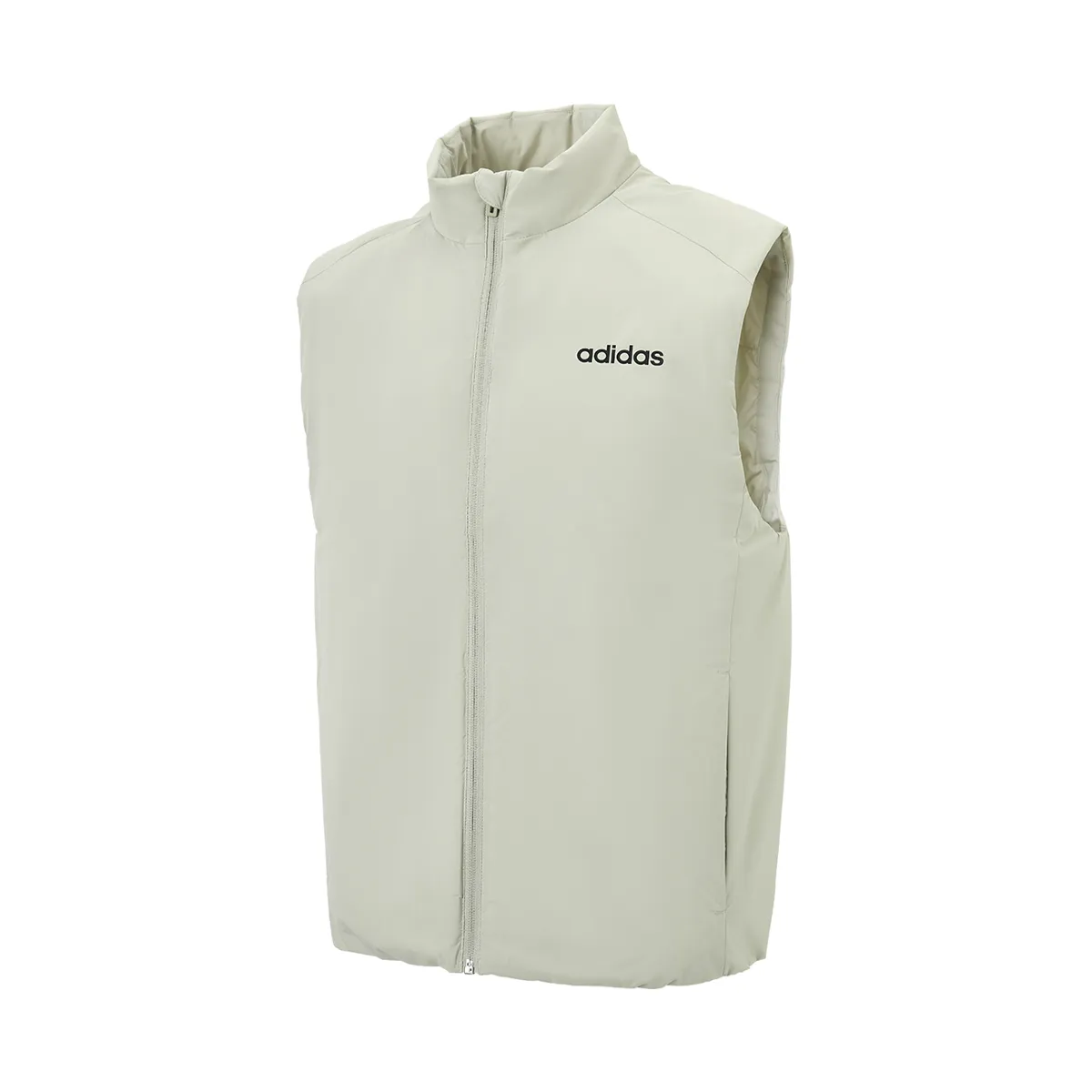 Adidas Vests Unisex Ecru Stand Collar Moderate Other