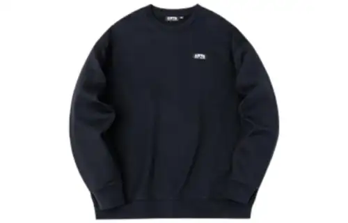 ANTA Sweatshirts Unisex Black Crew Neck Moderate Regular
