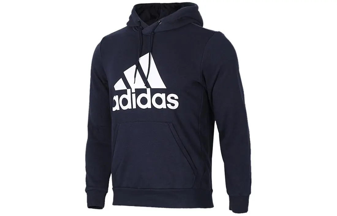 Adidas Sweatshirts Men's Navy Hooded Moderate Regular