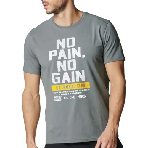 Under Armour Performance Cotton SS25 T Shirt Men's Clay Green