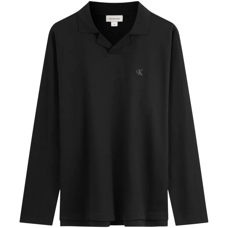 Calvin Klein T-Shirts Men's Cuban Collar