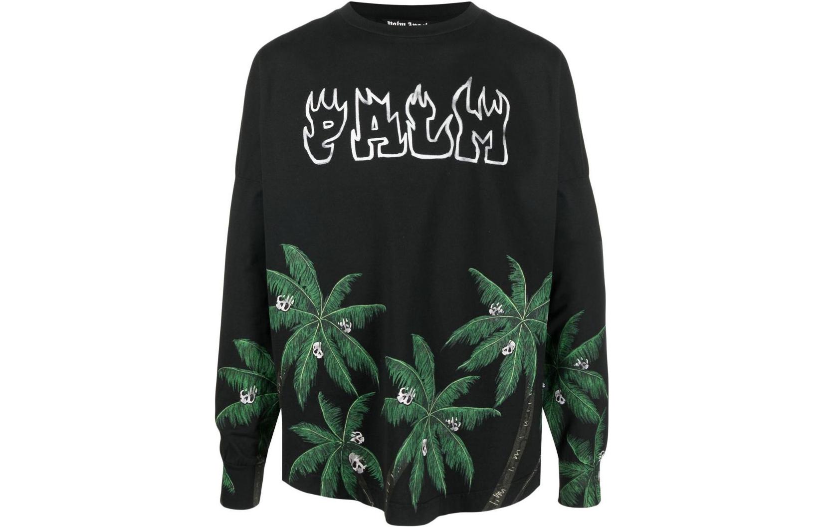 Мужское худи PALM PALM ANGELS FW22 Logo (черный)
