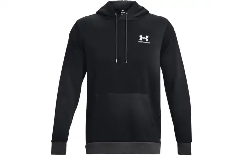 Under Armour Sweatshirts Men's Black Hooded Moderate Regular