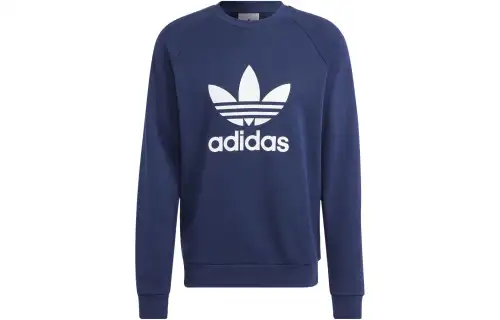 Adidas Originals Adicolor Sweatshirts Men's Blue Crew Neck Moderate Regular