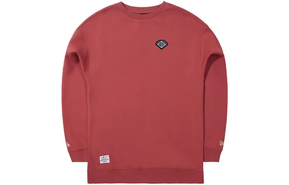 New Era Sweatshirts Unisex Red Crew Neck Moderate Regular