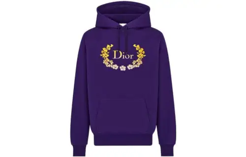 DIOR Sweatshirts Men's Purple Hooded Moderate Other