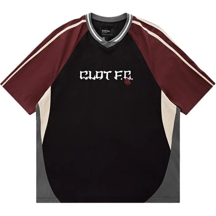 CLOT T Shirts Men's Carbon Gray Crew Neck Moderate