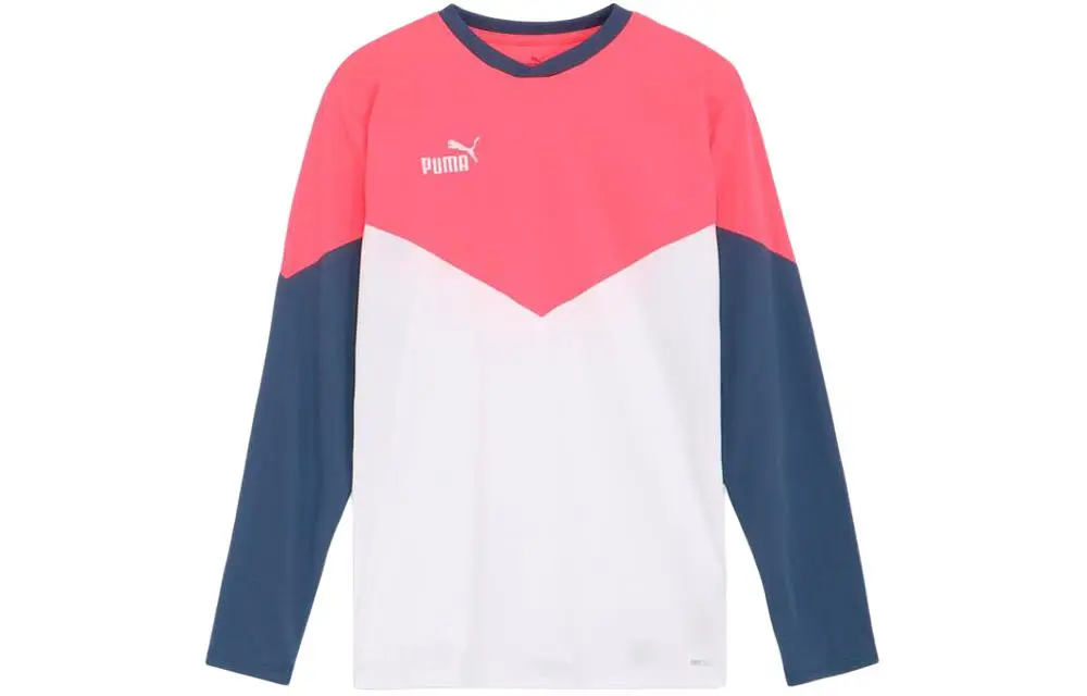 PUMA Sweatshirts Men's Rose Red Crew Neck Moderate Other