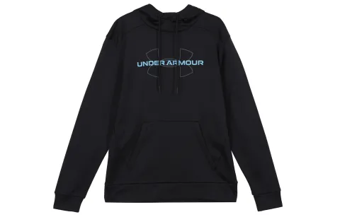 Under Armour Sweatshirts Men's Black Hooded Moderate Regular