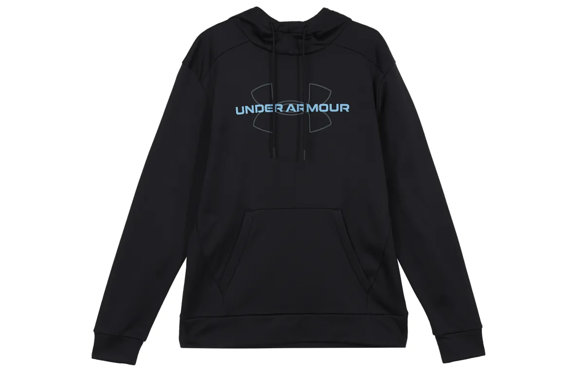 Under Armour Sweatshirts Men's Black Hooded Moderate Regular