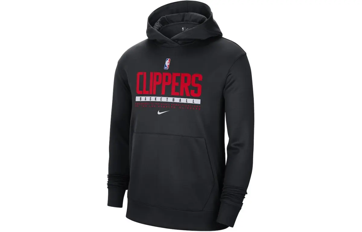 Nike Spotlight On Court Practice Performance Sweatshirt Los Angeles Clippers Unisex Black