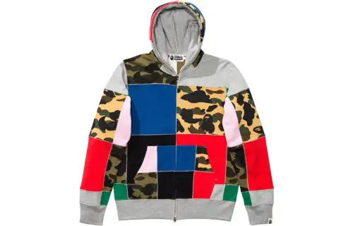 Bape Patchwork Hoodie