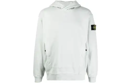 STONE ISLAND Sweatshirts Men's Light Gray Hooded Moderate Regular