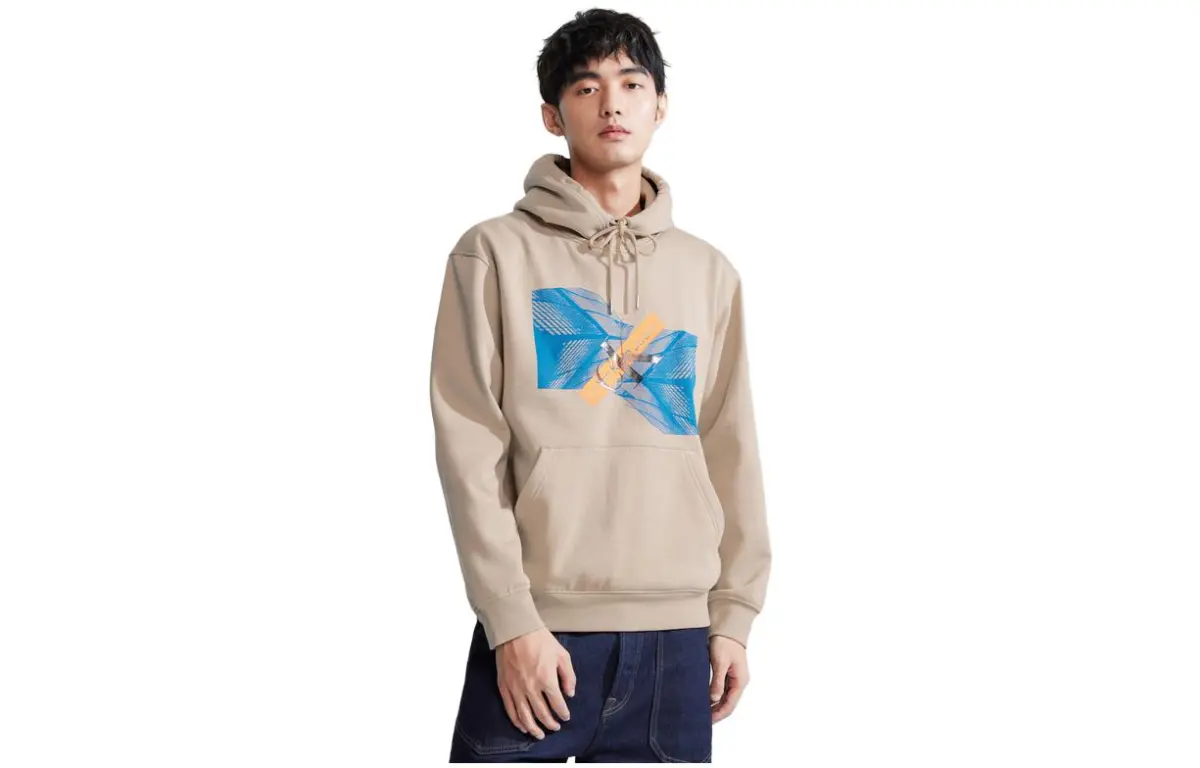 Calvin Klein Sweatshirts Men's PED-Milk Tea Coffee Hooded (Non-detachable) Moderate Other