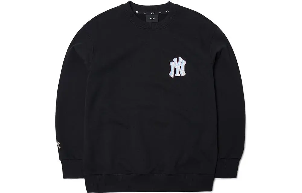 MLB Sweatshirts Men's Black Crew Neck Moderate