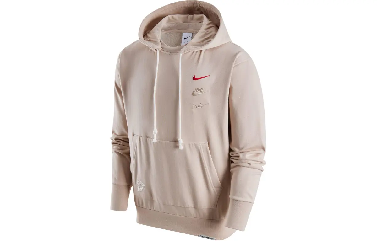 Nike Year Of The Dragon Sweatshirts Men's Dune White Color Hooded (Non-detachable) Moderate Other