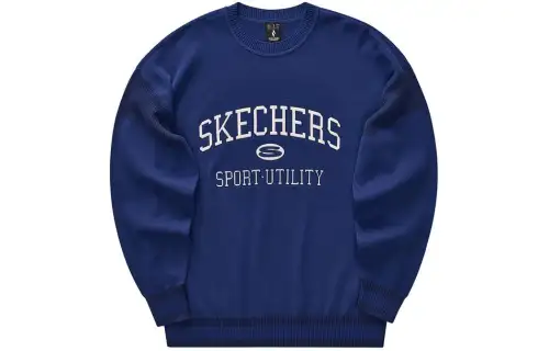 Skechers Colorful Sweatshirt Unisex Navy Blue