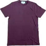 GUCCI T Shirts Men's Burgundy Crew Neck Moderate Straight Fit