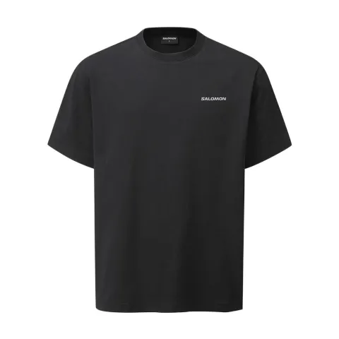 SALOMON UNI T Shirt Unisex Black