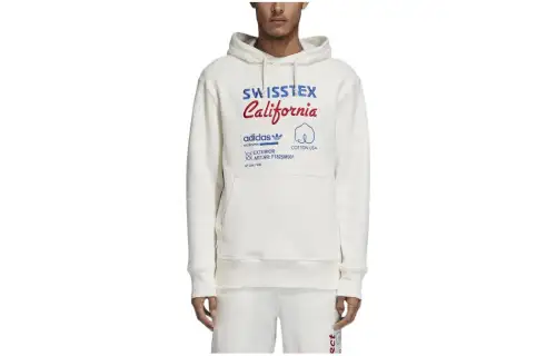 Adidas Originals Kaval Embroidered Hoodie Sweatshirt Men's White