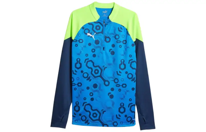 PUMA Sweatshirts Men's Blue Half Turtleneck Moderate Other