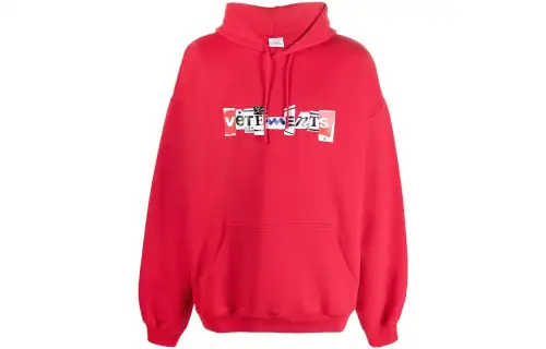 Vetements Mixed Logo Hoodie
