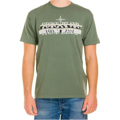 STONE ISLAND T Shirt Men's Green