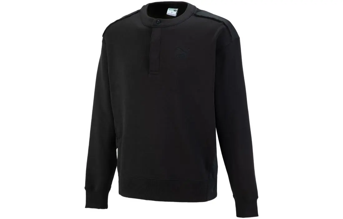 PUMA CNY Sweatshirts Unisex Black Crew Neck Moderate Regular