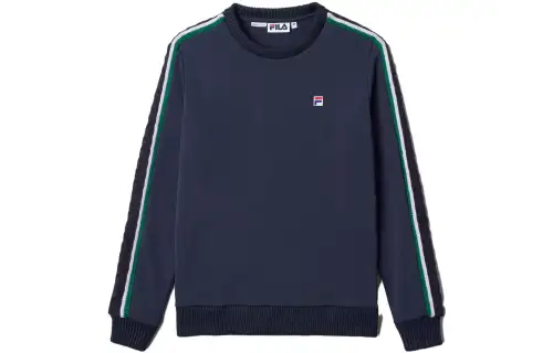 FILA Sweatshirts Unisex Blue Crew Neck Moderate Regular