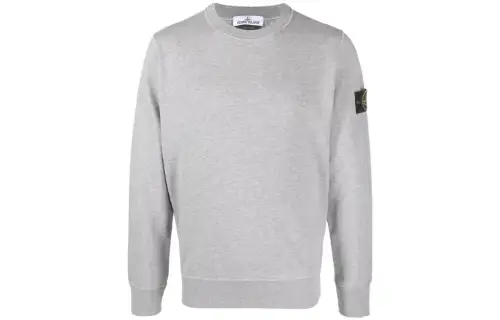 Stone Island Compass-badge cotton sweatshirt