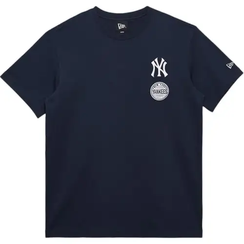 New Era T Shirt Couple, Trendy And Versatile Unisex Navy Blue