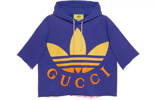 GUCCI x Adidas Originals Sweatshirt Men's Dark Blue